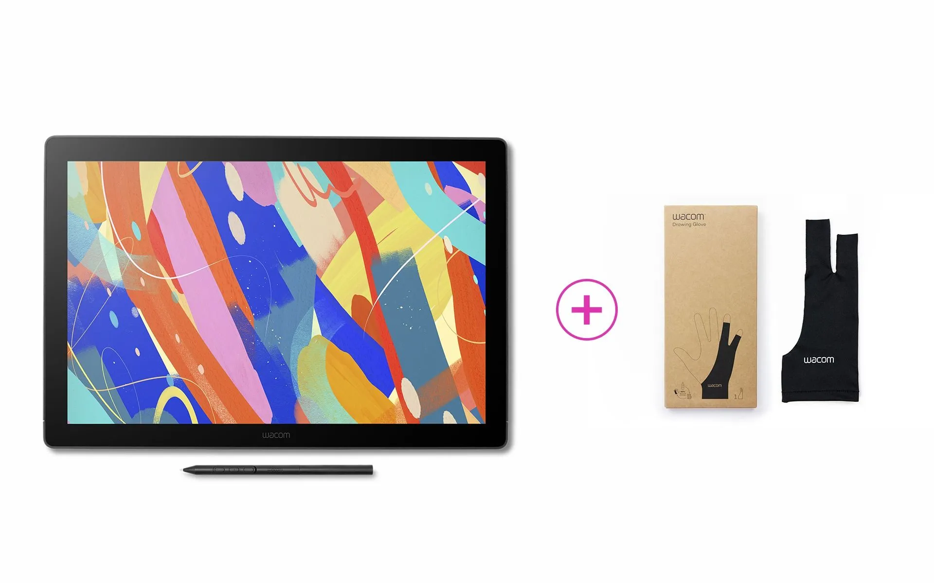 Wacom Cintiq 16 and Wacom drawing glove