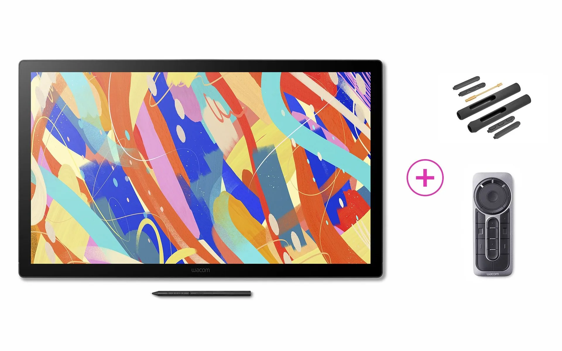 Wacom Cintiq 24 with Wacom customization kit and ExpressKey Remote