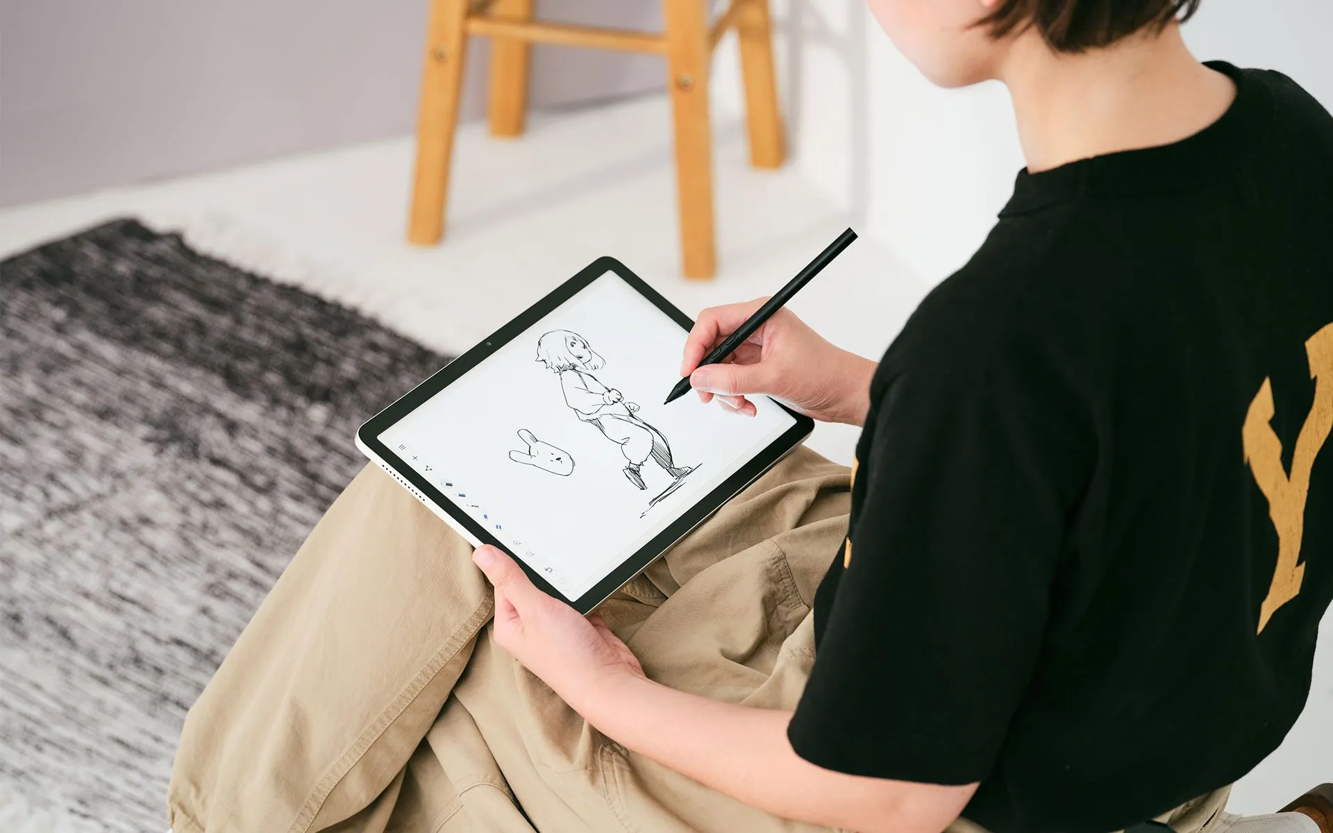 Wacom MovinkPad in-use