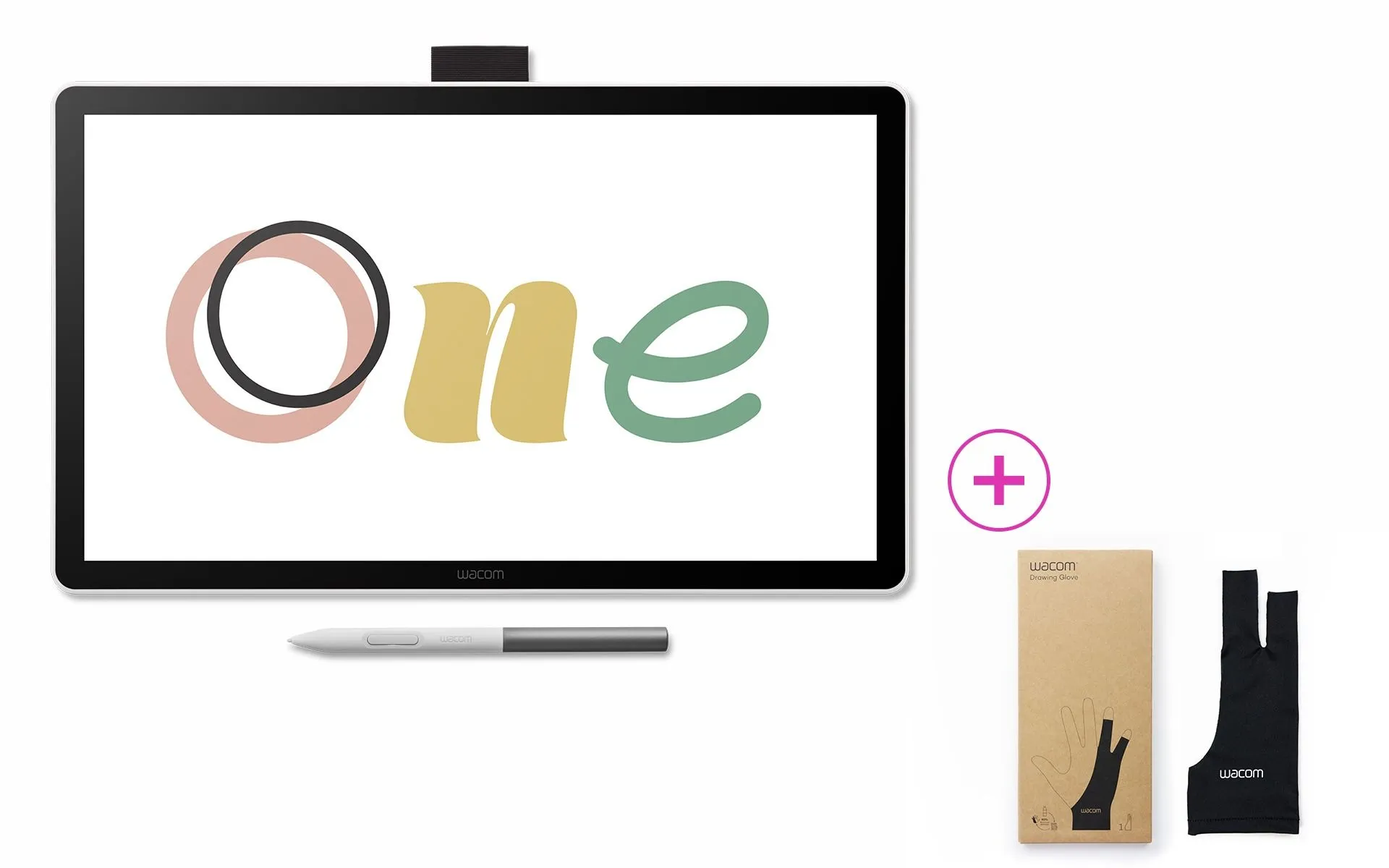 Wacom One 14 with free Wacom Drawing Glove